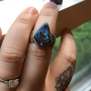 Sterling Silver Opal Ring